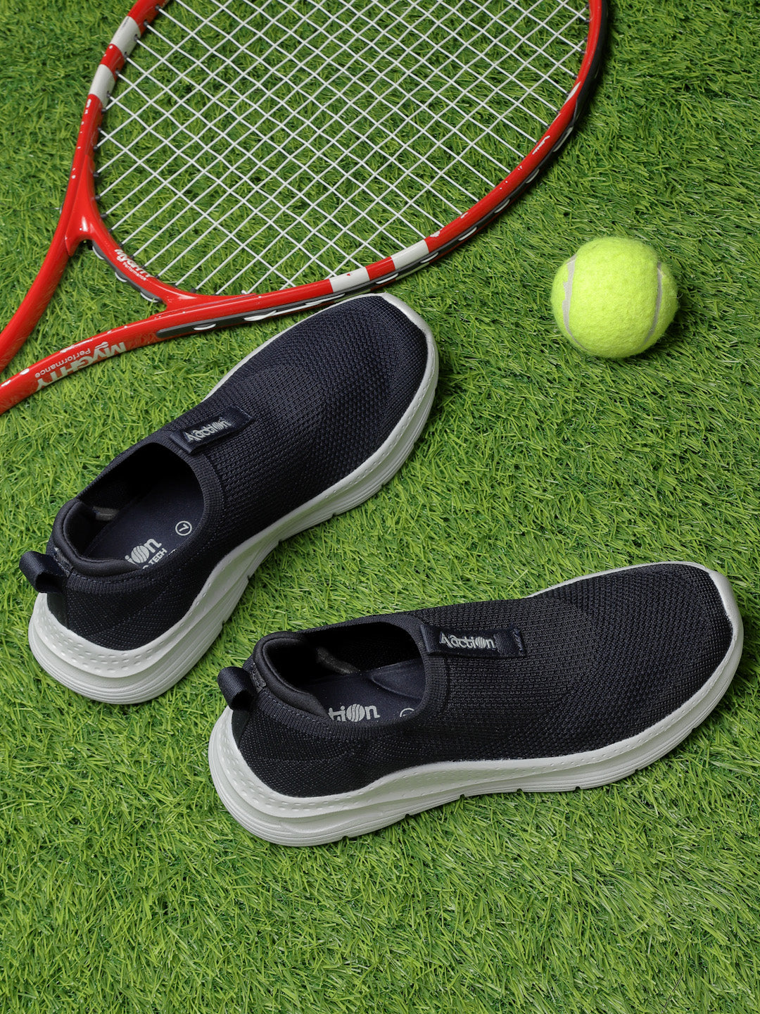 Action Athleo WALKER-113 Men's Slip-On Sports Walking Shoe