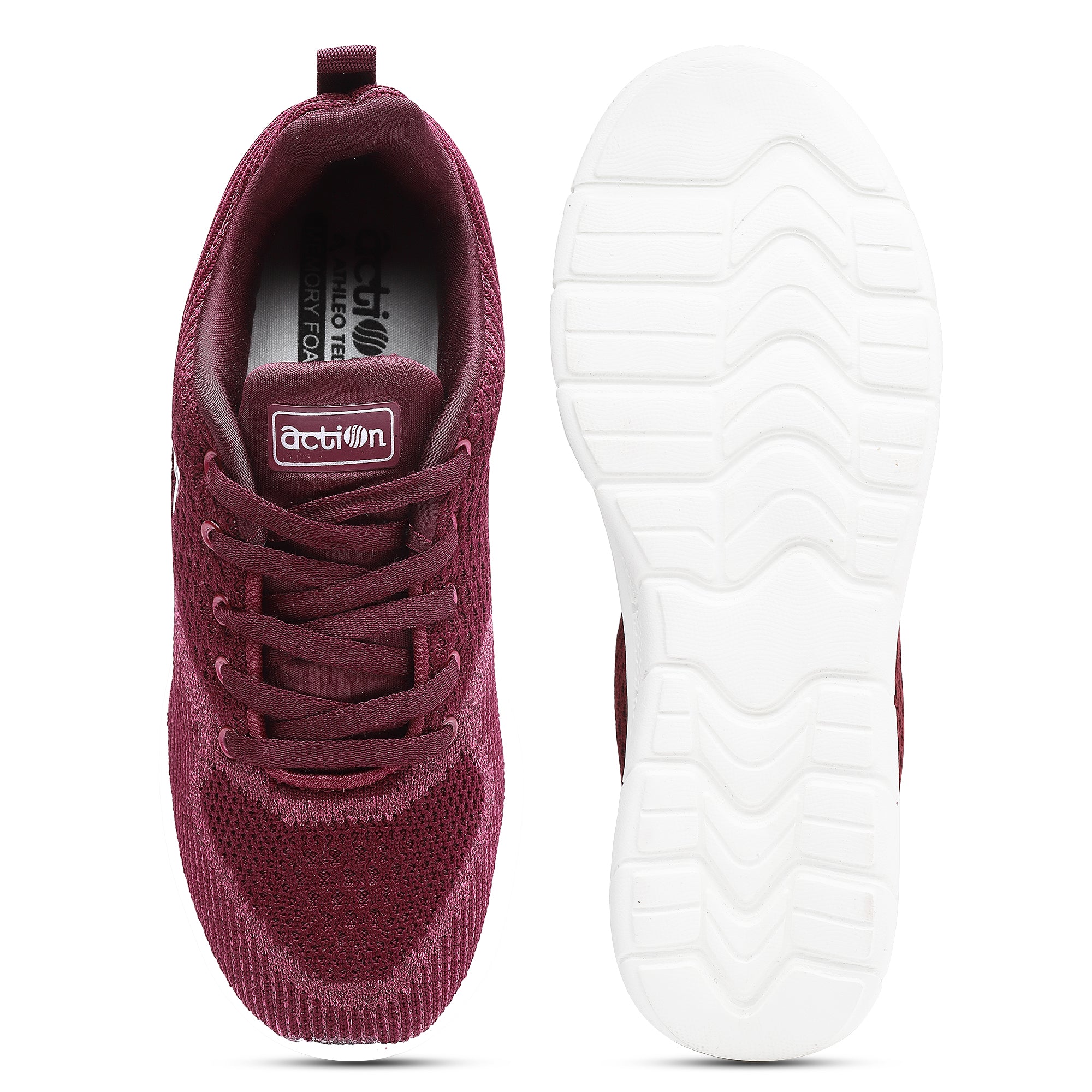 Action Athleo DZIRE-101 Women's Lace-Up Sports Running Shoes
