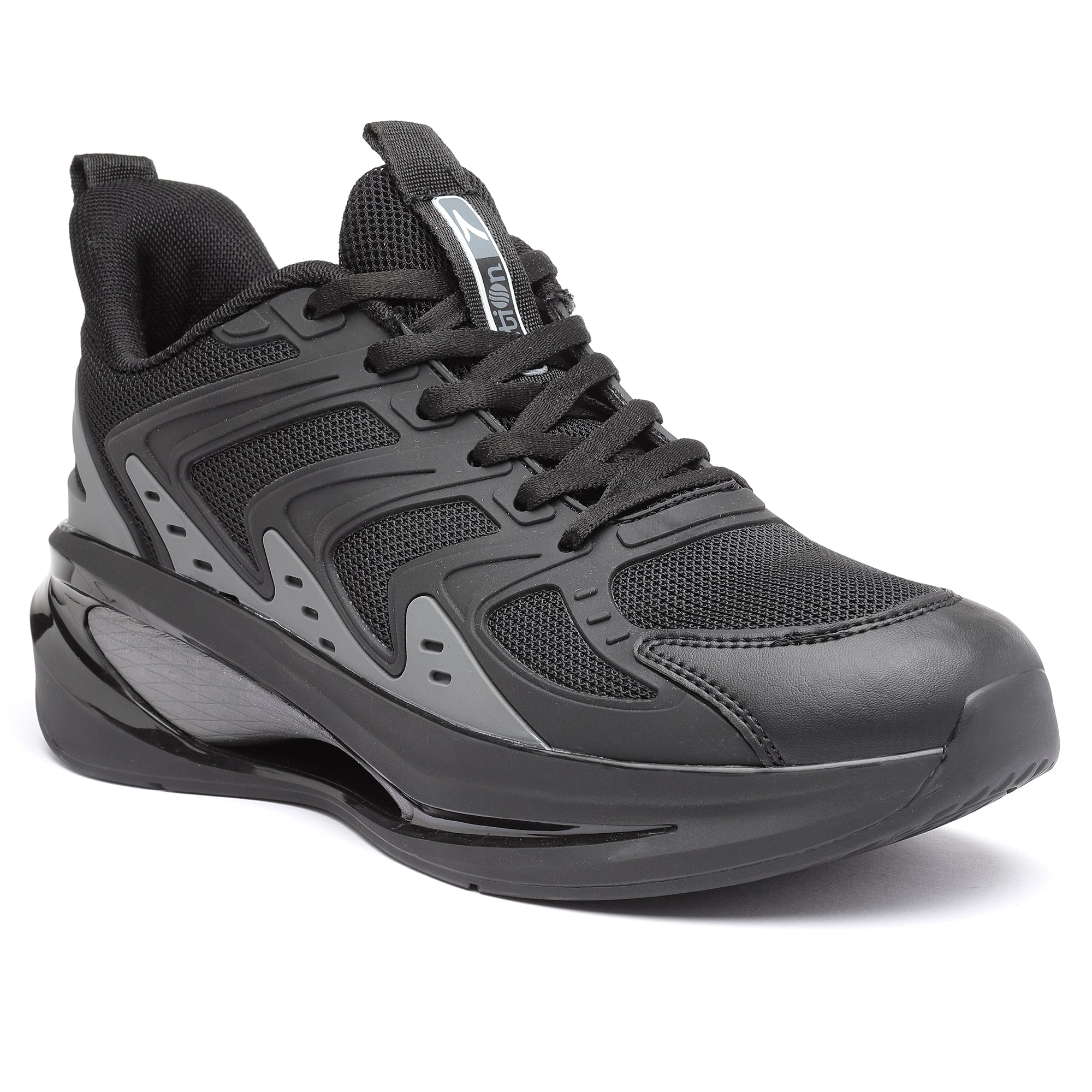 Sports Shoes Comfortable Black Tennis Shoes TURBO 423 Lightweight