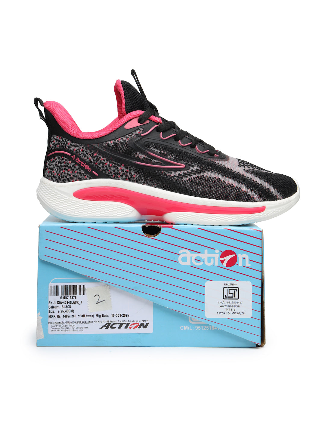 Action Athleo KIA-401 Women's Lace-Up Sports Running Shoes