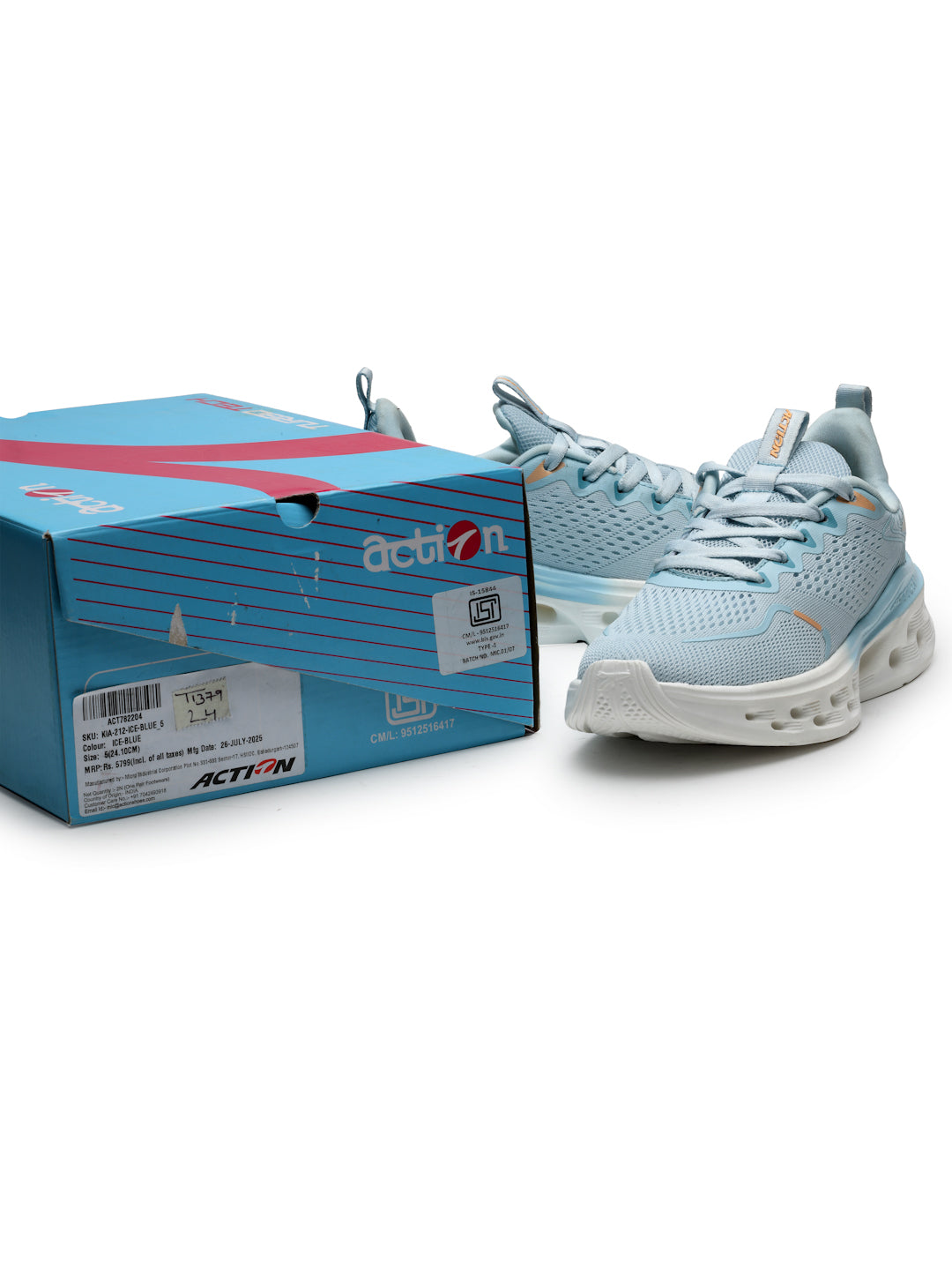 Action Athleo KIA-212 Women's Lace-Up Sports Running Shoes