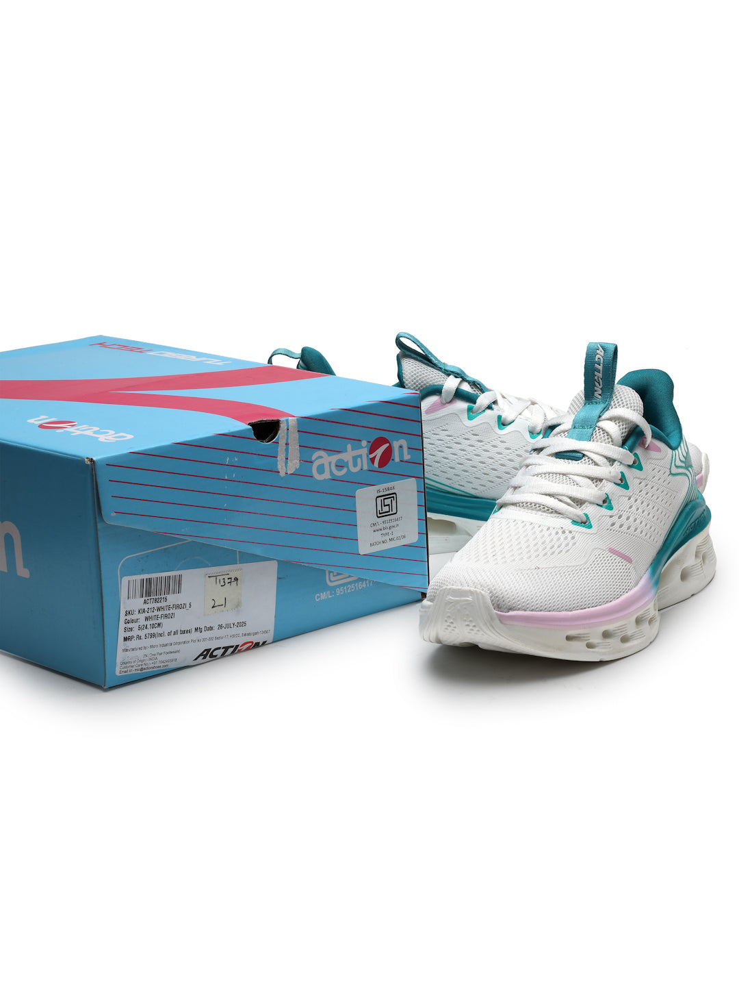 Action Athleo KIA-212 Women's Lace-Up Sports Running Shoes