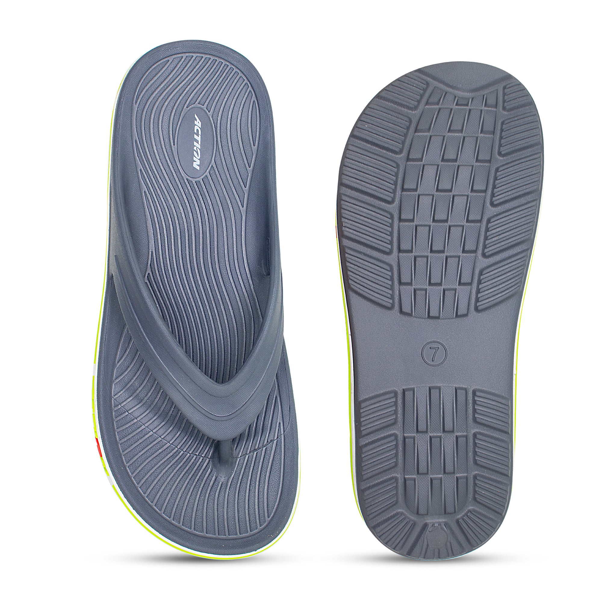 Action COOL-1002 Men's Slip-On Casual Flip Flop